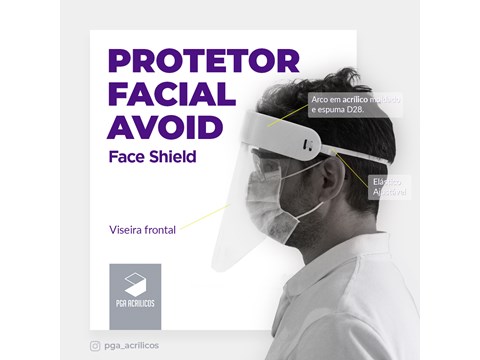 Protetor Facial Avoid - Face Shield